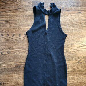 ASTR Black Dress with key-hole front/back- size S